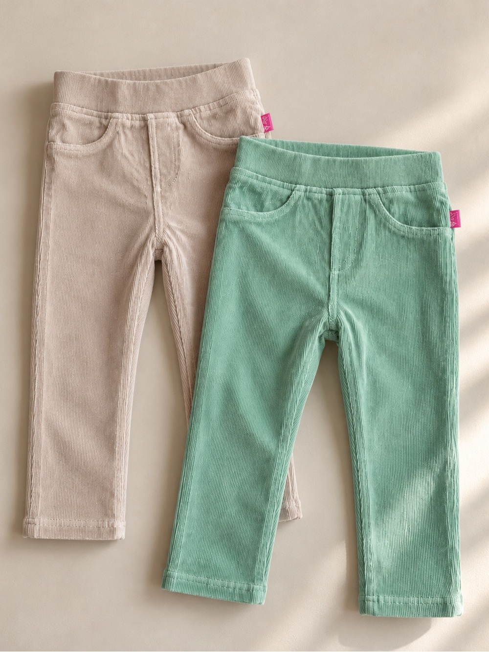JoJo Maman Bébé Girls Corduroy Pants 2-Pack 2–3Y